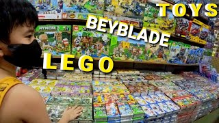 Toys, Beyblade & Lego Bodega Sale Divisoria | Father & Son Vlog | Dan & Danny