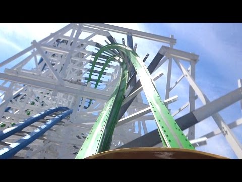 Video: Arvostelu Twisted Colossuksesta Six Flags Magic Mountainilla