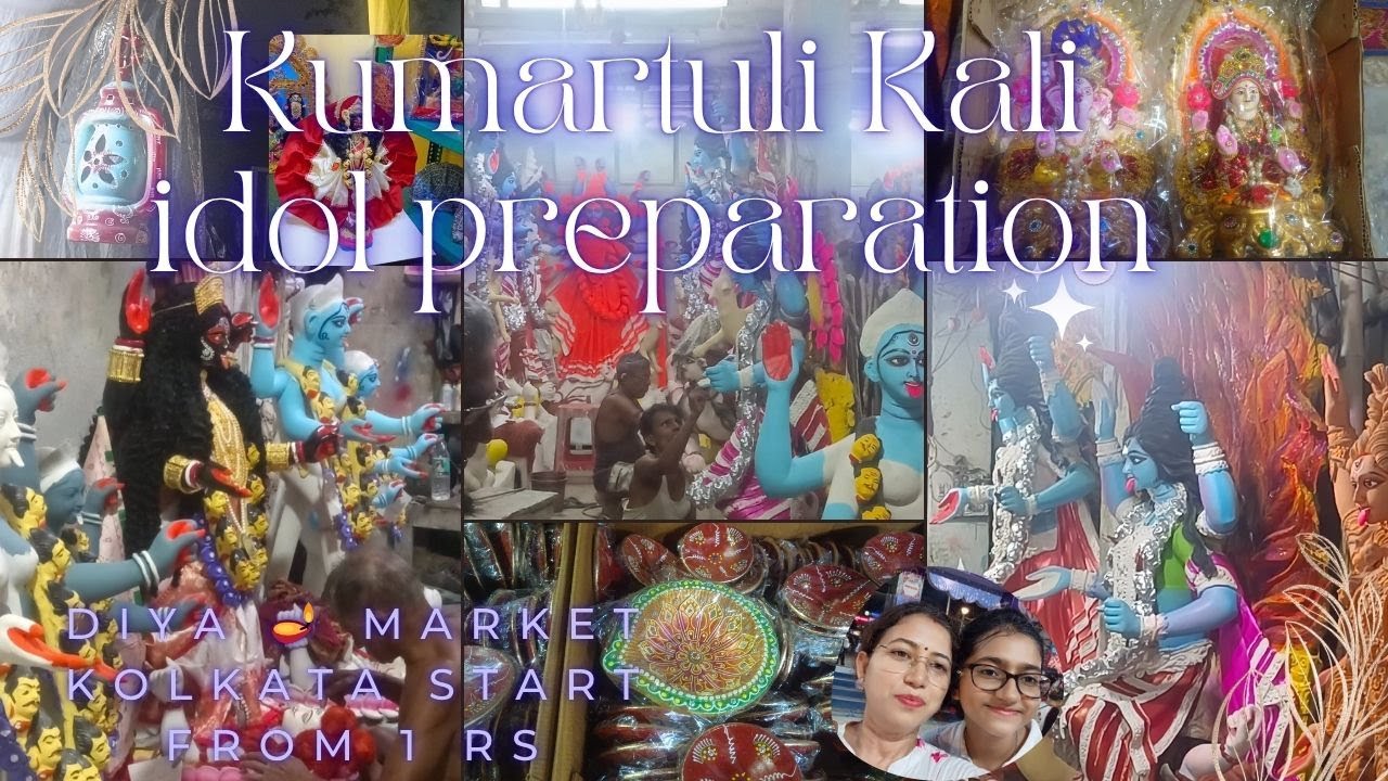 Kali Puja 2025 I| Kumartuli Kali Pratima 2025 ||  Diwali Special Cheapest Diya Market at Rs 1