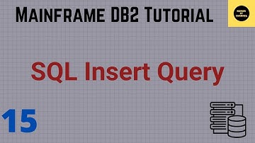 SQL Insert Query using QMF - Mainframe DB2 Practical Tutorial - Part 15 (Volume Revised)
