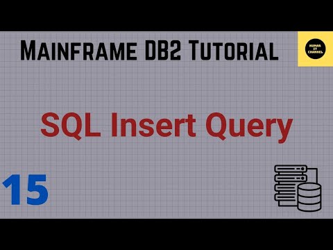 SQL Insert Query using QMF - Mainframe DB2 Practical Tutorial - Part 15 (Volume Revised)