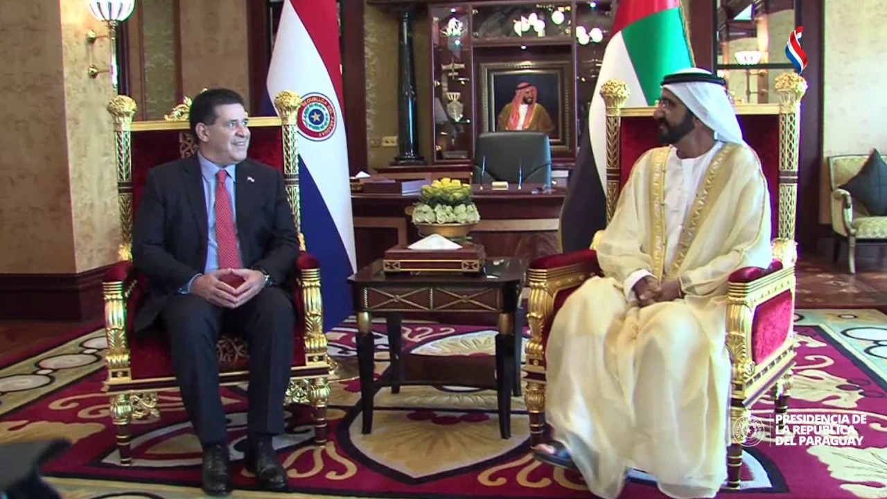 Jefe de Estado se reunió con el Vicepresidente y Primer Ministro de Emiratos Árabes Unidos - YouTube