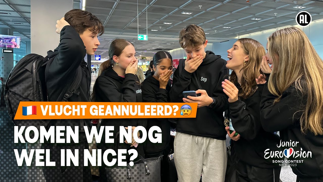 #1 ONZE VLUCHT IS GEANNULEERD! 😰 | JUNIOR EUROVISIE SONGFESTIVAL 🇫🇷