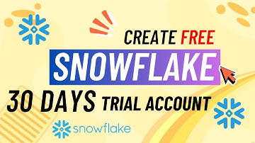How to Create a 30-Day Snowflake Trial Account?