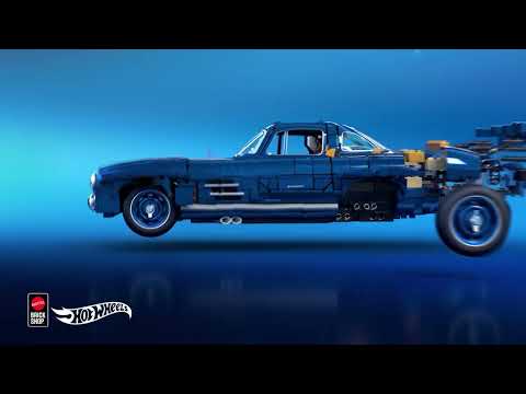 COLLECTION MATTEL BRICK SHOP HOT WHEELS - CADILLAC, CORVETTE GRAND SPORT, MERCEDES-BENZ 300 SL