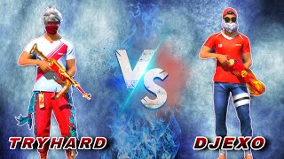 TRYHARD 🇩🇿 VS DJEXO 🇩🇿 FREE FIRE 👽🔥 تحدي الأساطير