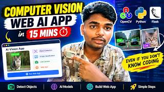 Build a Computer Vision AI Web App in 15 Minutes 🤖 | Python + OpenCV + Flask (Beginner Friendly)