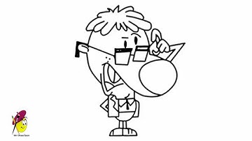 Keswick - TUFF PUPPY - How to draw Keswick from Tuff Puppy