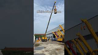 Mini 3-Wheel Crane #3wheelcrane #minicrane #cranetruck #liftingequipment #constructionmachine