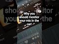 Why you should monitor your mix in the car #electronicmusic #mixing  #flstudio #mastering