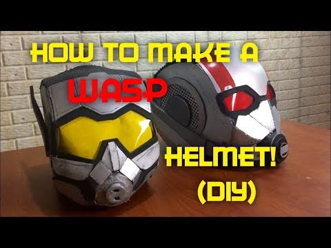 Diy Wasp Helmet Ant Man And The Wasp Youtube - free gear how to get ant man helmet and the wasp gear in roblox youtube