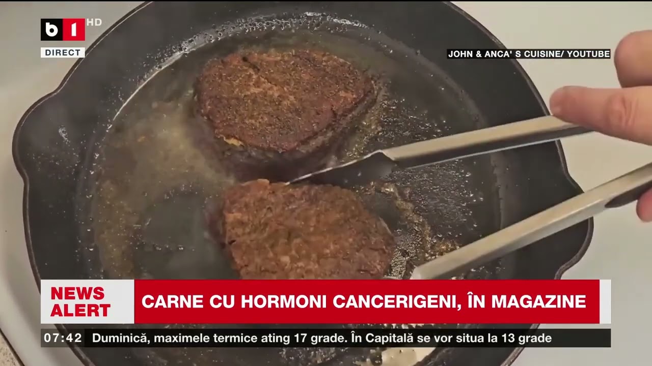 TONE DE CARNE CU HORMONI, LIVRATĂ ÎN EUROPA_Știri B1TV_8 mar. 2026