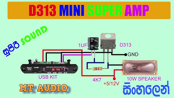 D313 MINI HIGH POWER AMP - SINHALA