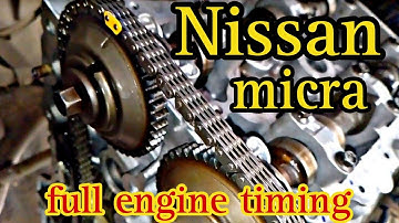 Nissan micra/Datsun go Petrol engine timing marks @Nissan @sabaliyaparth4707