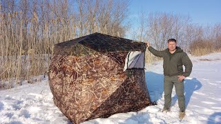 обзор палатки куб4 Лонг от ТМ Медведь.250х215см