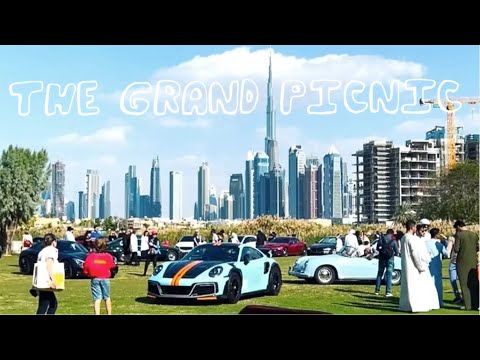 The Grand Picnic in Dubai with over a thousand of Vintage Classic & Luxury Cars at Safa Park Flat 12