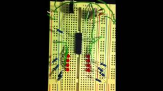 PIC16F84A LED Chaser assembler