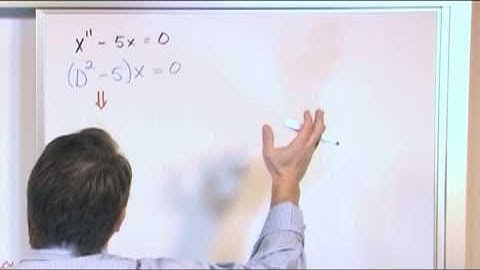 Homogeneous Linear ODE - Constant Coefficients and Real Roots