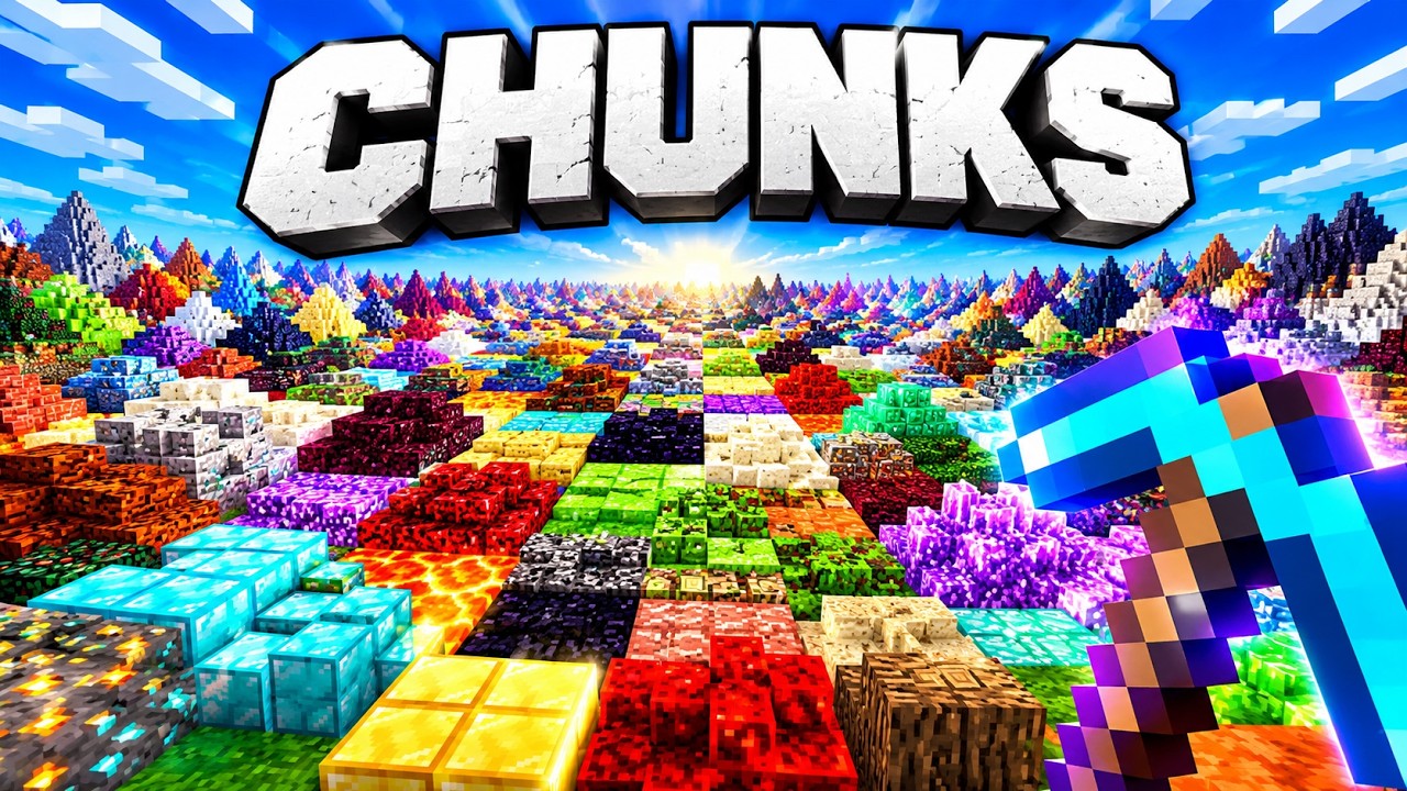 Minecraft, But Every Chunk Is COMPLETELY RANDOM... - YouTube