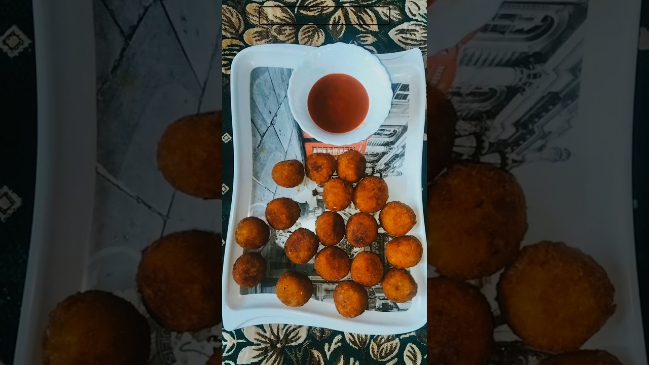 Crunchy Bread Potato Balls|Easy Snack Recipe | #Foodshorts #Potatorecipes #Breadrecipes #Quickrecipe