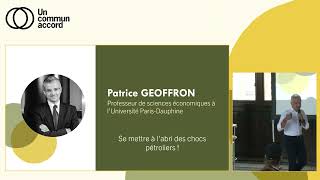 Économie, par Patrice Geoffron - 1ère session 'Un commun accord'