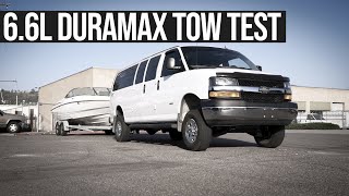 Chevy Express 6.6l Duramax Tow Test
