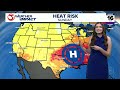 Heading into a very hot week