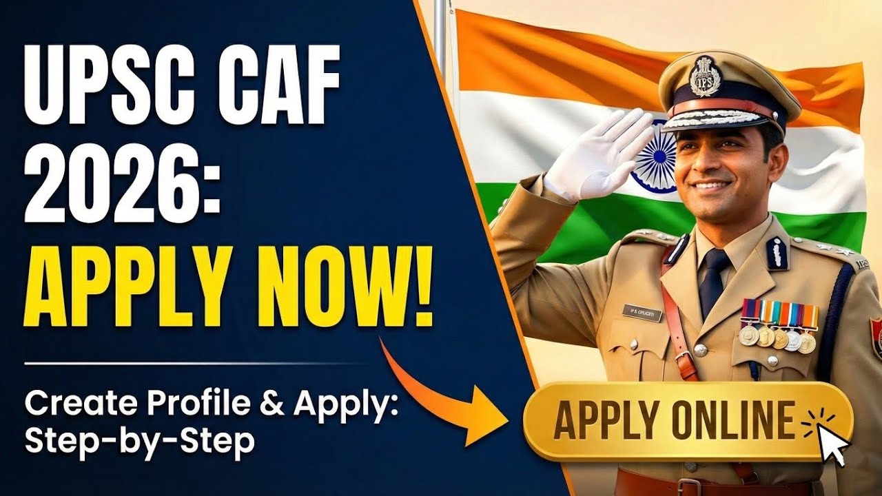 UPSC CAPF AC 2026 Apply Online NOW 🚨 | Don’t Make These Form Mistakes