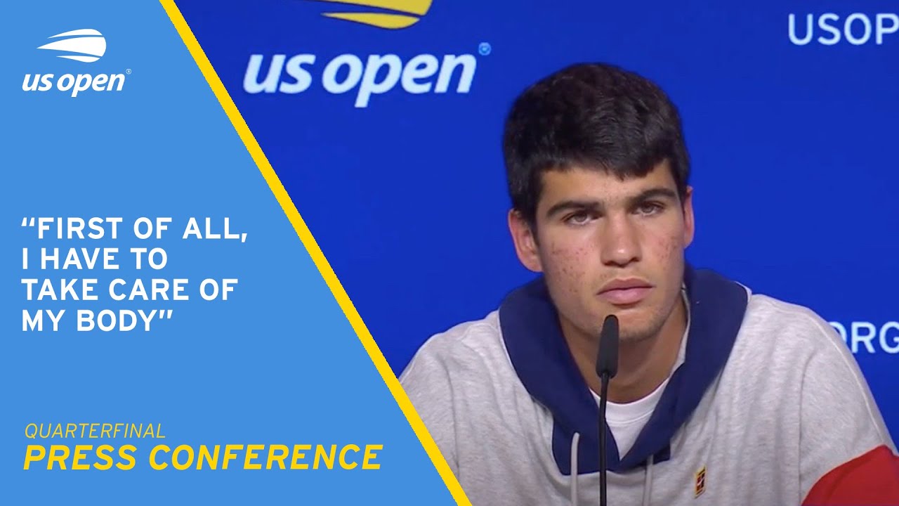 Carlos Alcaraz Press Conference | 2021 US Open Quarterfinal