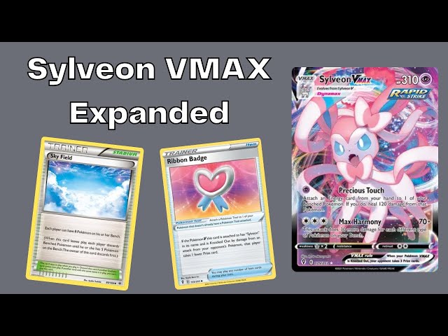 Sylveon VMAX does 340 DAMAGE each turn!-Expanded Deck Showcase and Battles  PTCGO - YouTube
