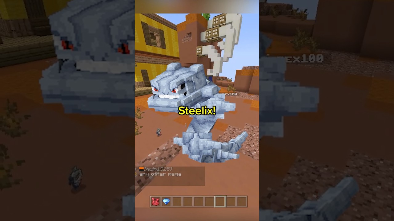 Cobblemon But with Steaks  #cobblemon #shorts #minecraft #pokemon