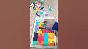 colorful Tetris puzzle eps 597 #tetris #tetrischallenge #puzzle