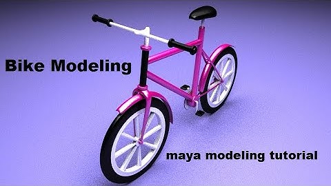 Bike design using Autodesk Maya. Maya Lessons Series for Beginners