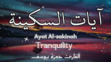 آيات السكينة | القارئ حمزة يوسف | لمن يبحث عن السكينة والطمأنينة | Ayat of tranquility Hamza youssef
