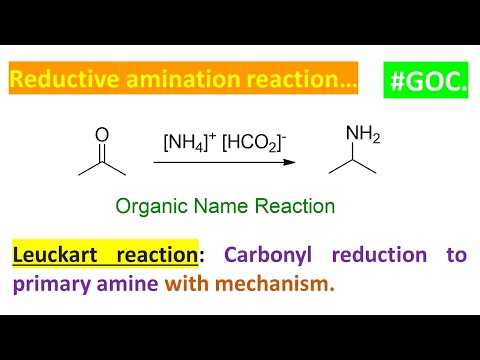 Leuckart reaction: Conversion of Carbonyl into Amine by Reductive Amination.