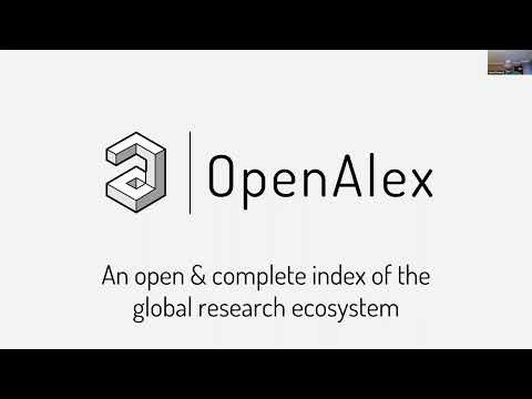 Webinar: Introducing OpenAlex