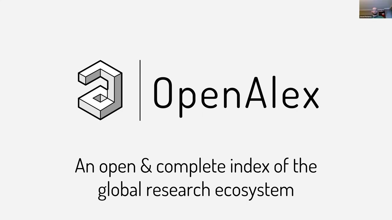 Webinar: Introducing OpenAlex