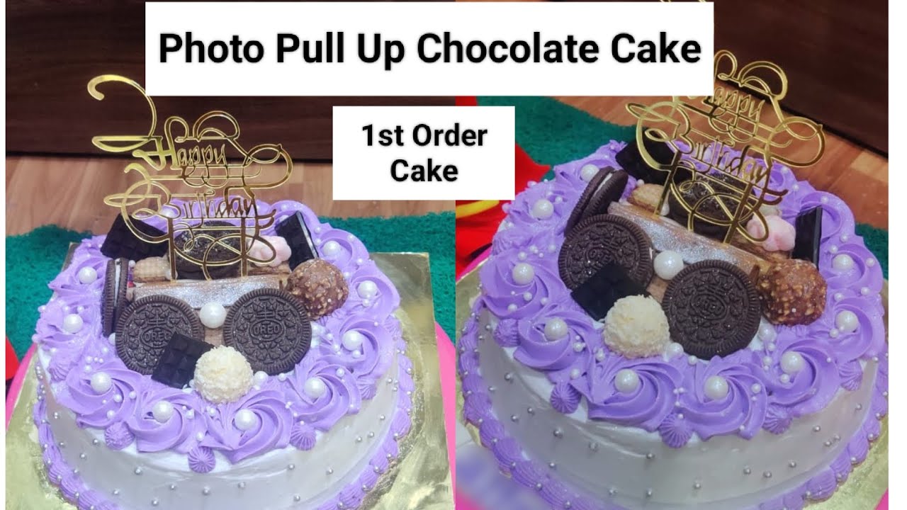 Photo Pull Up Cake Chocolate Cake Easy Cake Making At Home With