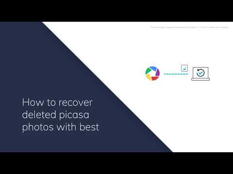 ვიდეო: როგორ დავიბრუნო ჩემი სურათები Picasa-დან?