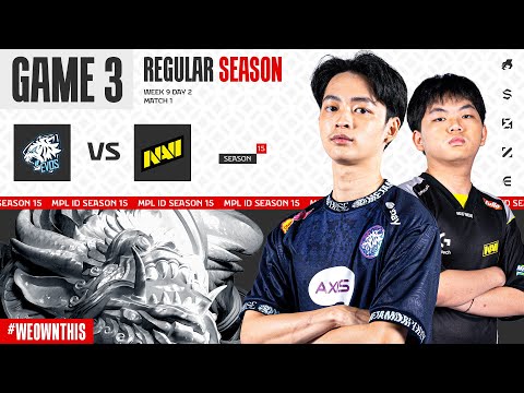 EVOS vs NAVI | Regular Season Week 9 Day 2 | Game 3 | #MPLIDS15