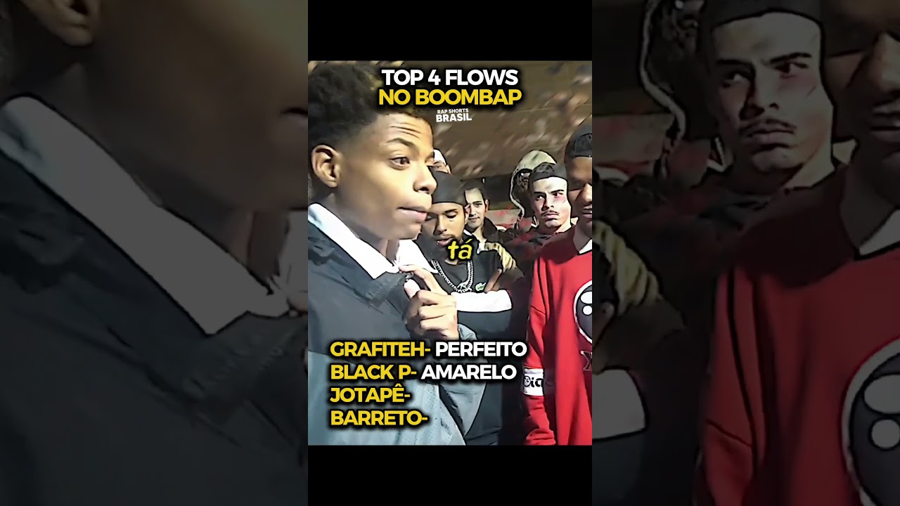 TOP 4 RIMAS no BOOMBAP!🔥 (Só as melhores)