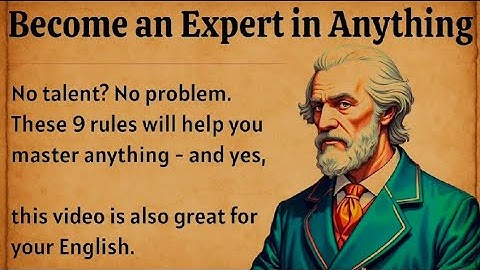 How to Become an Expert in Anything || Learn English Through Motivational Lesson 🔥 || Graded Reader 