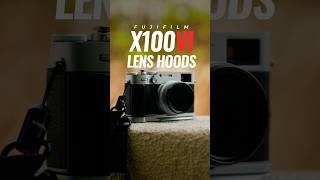 3 DOPE Lens Hoods for the Fuji X100VI