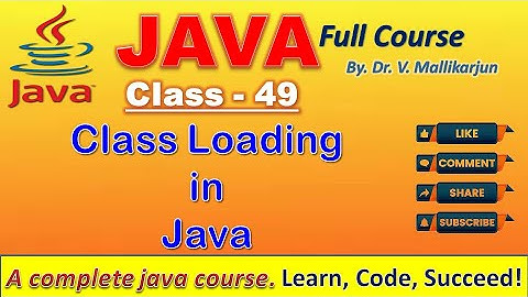 Java Class Loading | Class Loader in Java | Java for Beginners