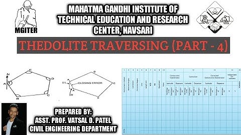 THEODOLITE TRAVERSING [PART-4] ~ GTU : Surveying (3140601) @M.G.I.T.E.R, NAVSARI