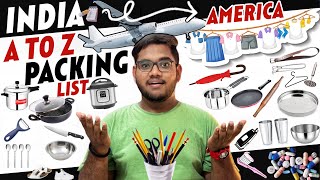 A to Z Packing List 💼 | INDIA TO USA ✈️