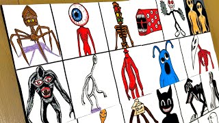 Drawing TOP 20 TREVOR HENDERSON Creatures!
