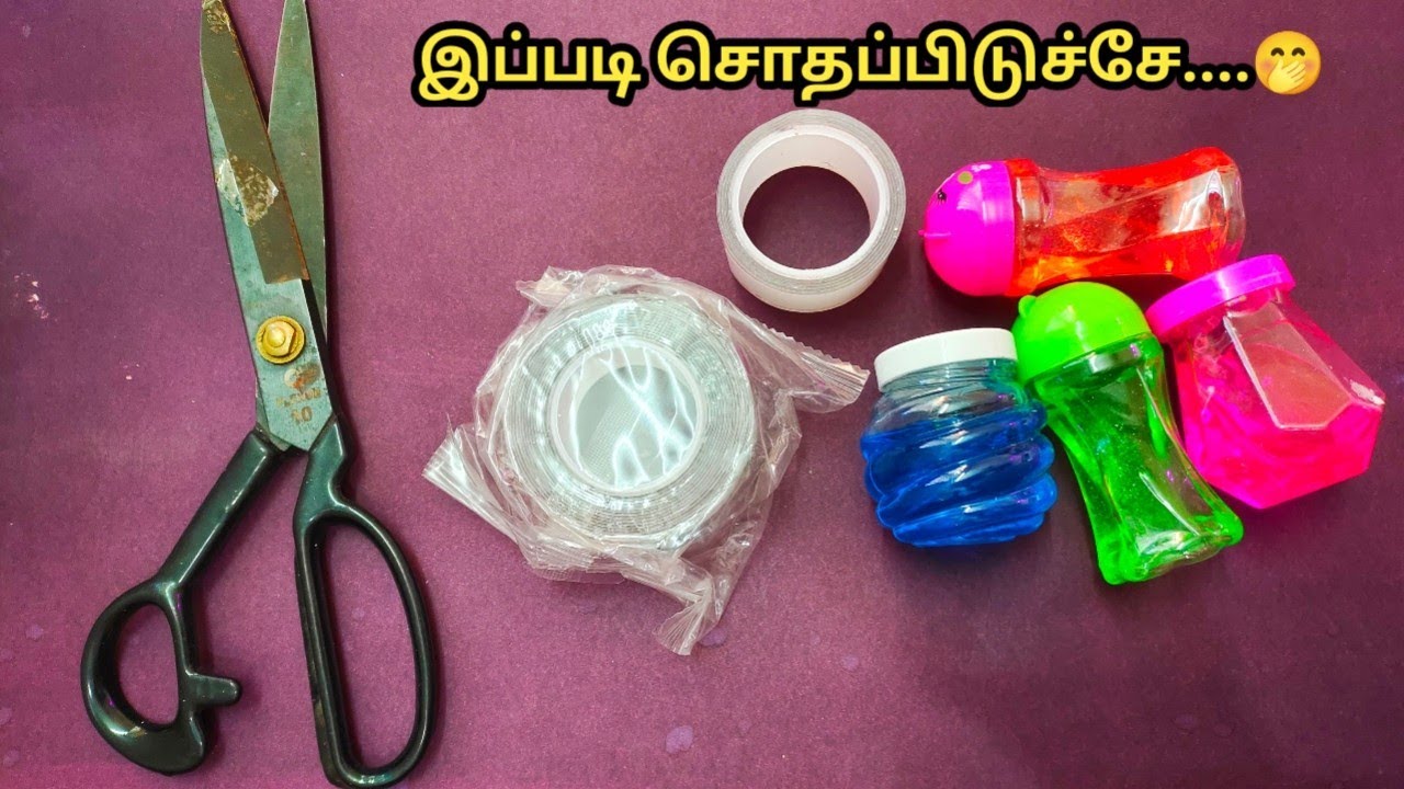 Heart Shape Keychain Making with Nano Tape Nano Tape crafts tamil My