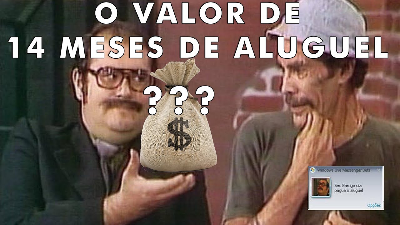 Seu Madruga e os quatorze meses de aluguel