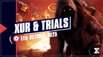 Xur heeft een aantal ZELDZAME PVP-wapens... Plus Trials is TERUG (Destiny 2 Xur 17 oktober 2025)